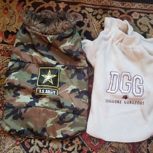 Pet clothes, bundle x2, sweater/coat, unisex